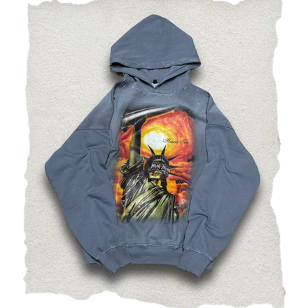 Blue “Statue of liberty” hoodie